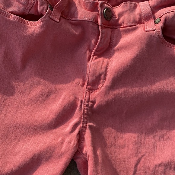 PAIGE Light Coral Verdugo Ultra Skinny Jeans - Picture 7 of 7